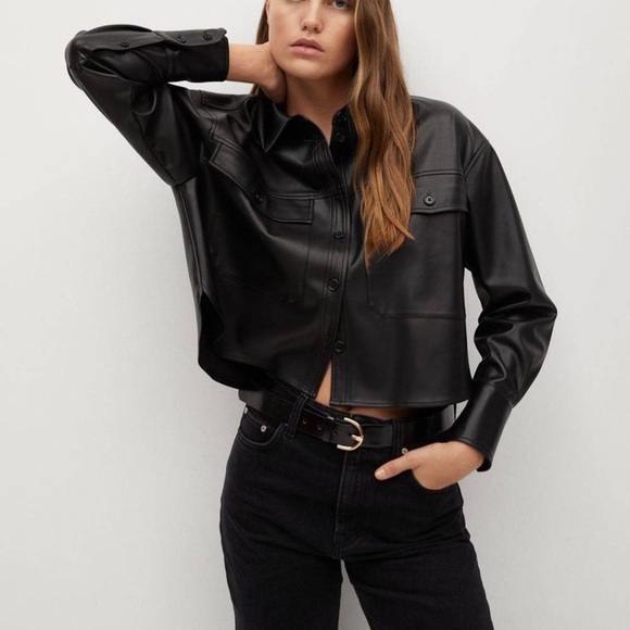 Zara Faux Leather Shirt Size Small
Like New, Pockets, Easy to Wear - Picture 4 of 11